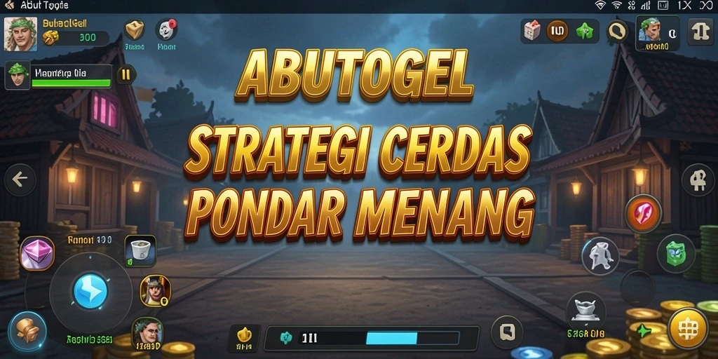 Tampilan gameplay ABUTOGEL dengan strategi yang mendalam dan menarik.