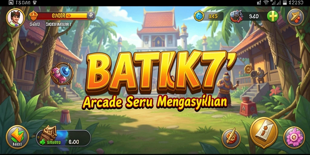 Screenshot menampilkan gameplay seru dan dinamis dari BATIK77.