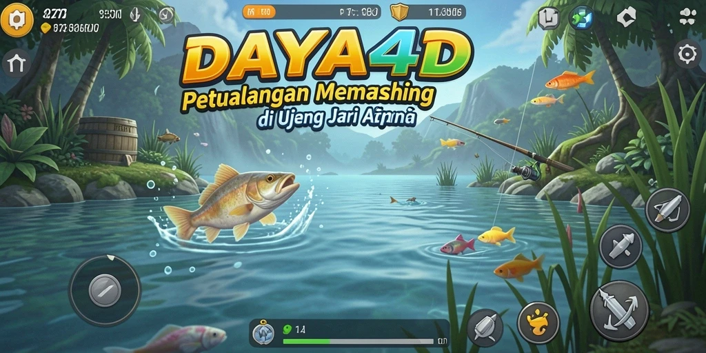 Gameplay Fishing yang seru dan interaktif di DAYA4D.
