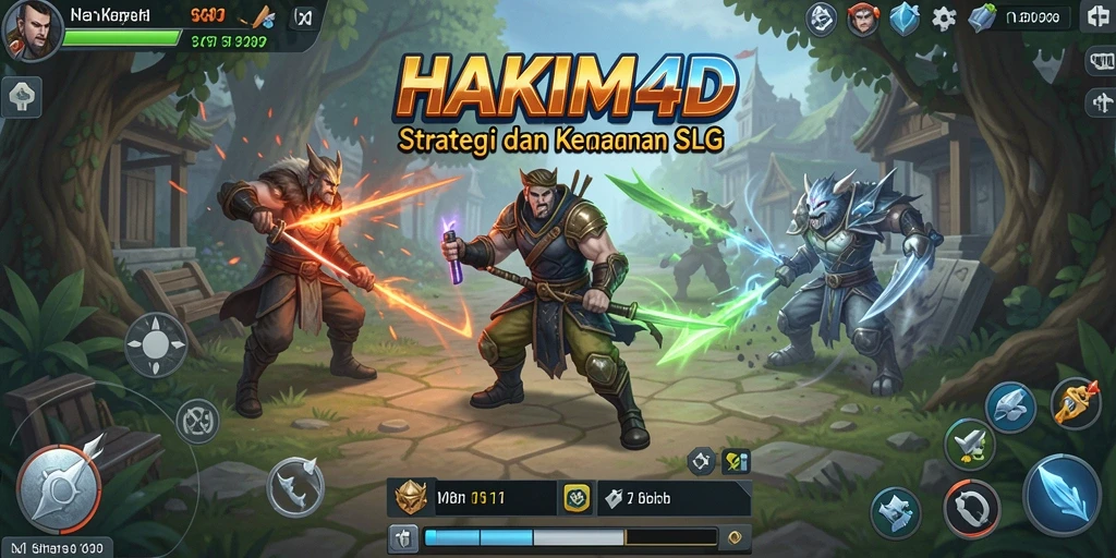 Tampilan gameplay HAKIM4D yang menegangkan dan strategis.