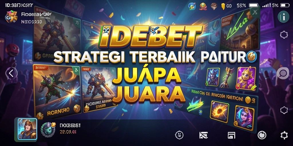 Tampilan menarik dari gameplay strategi IDEBET yang seru.