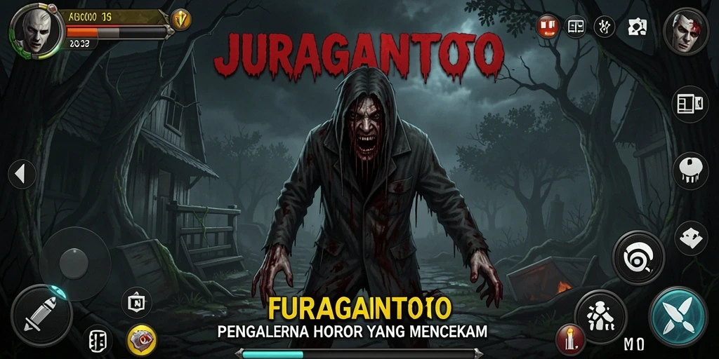 Gameplay JURAGANTOTO yang mencekam dan penuh ketegangan.