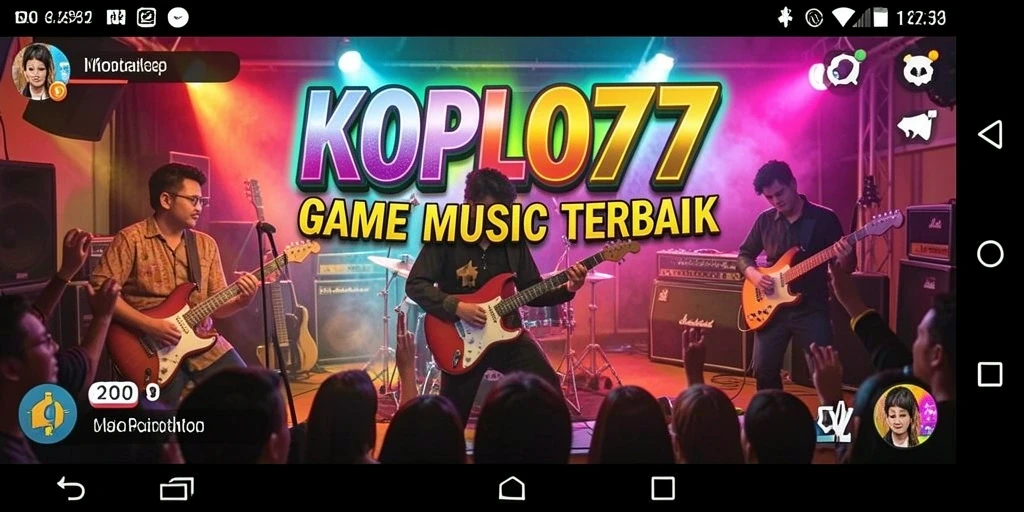 Tampilan menarik dari gameplay KOPLO77 yang penuh dengan lagu-lagu Koplo.
