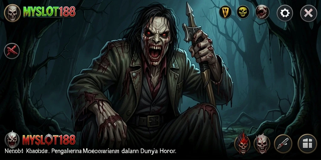 Screenshot gameplay menampilkan suasana mencekam di <strong>MYSLOT188</strong>.