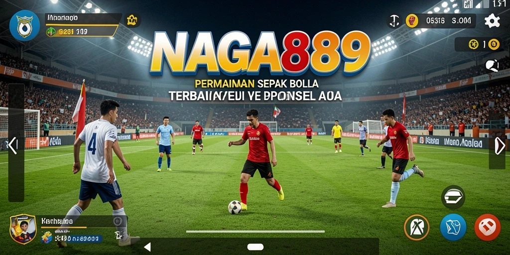 Tangkapan layar NAGA889 menunjukkan permainan sepak bola yang seru dan mendebarkan.