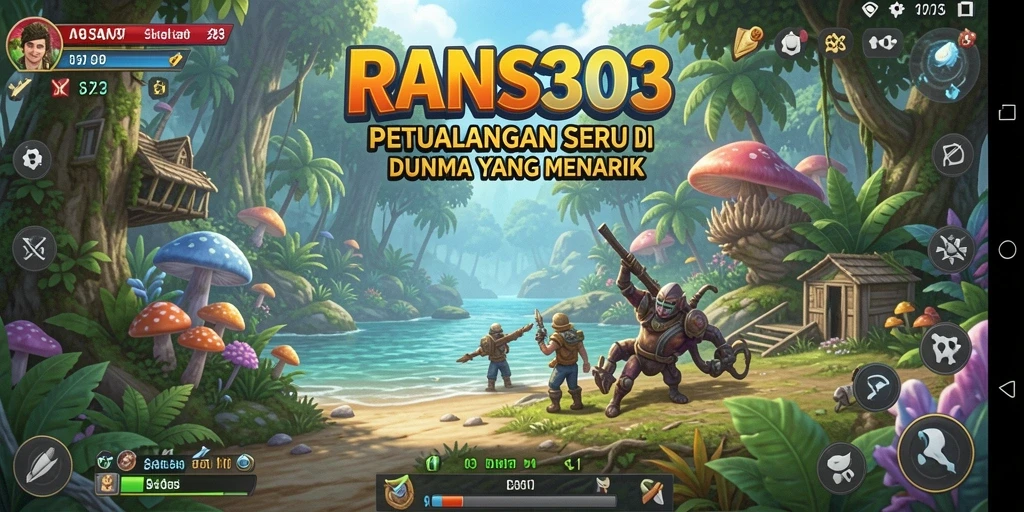 Tampilan gameplay RANS303 dengan petualangan yang seru dan menantang.