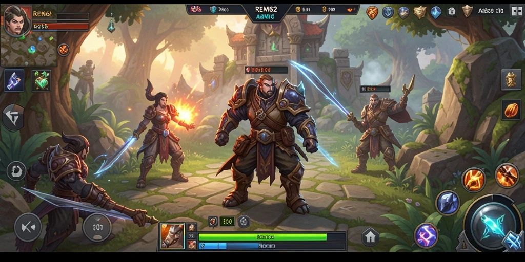 Tampilan epik dari gameplay ARPG yang mendebarkan.