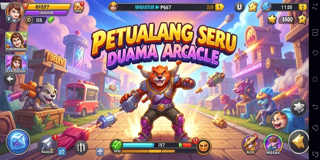 Tampilan utama gameplay RP6677 yang penuh aksi dan keseruan.